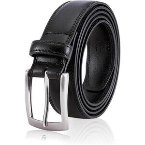 Men's Genuine Leather Dress Belt Classic Formal Casual Work Waist Accessory
